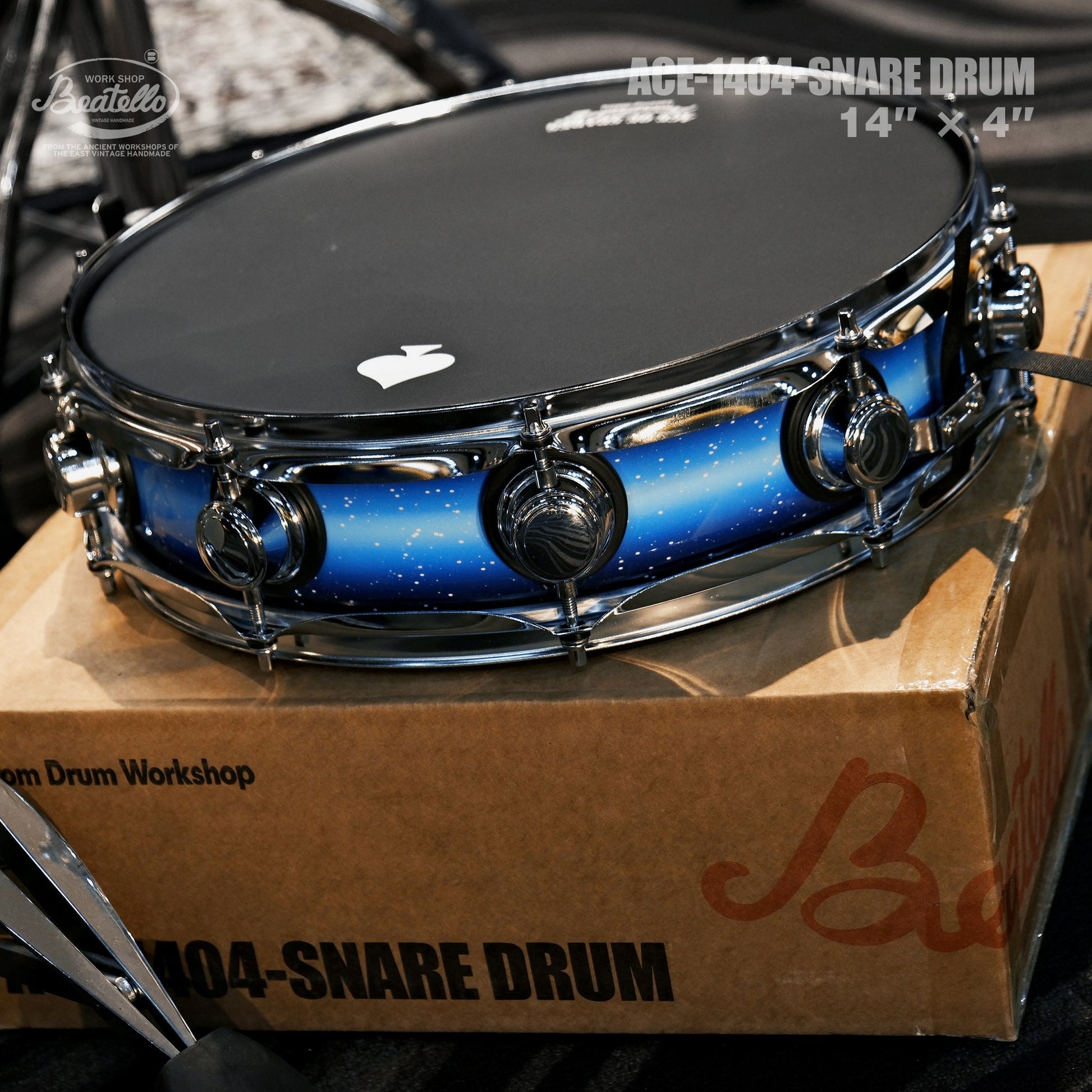 ACE 1404 Basswood Shell Reggae Snare Drum Beatello workshop