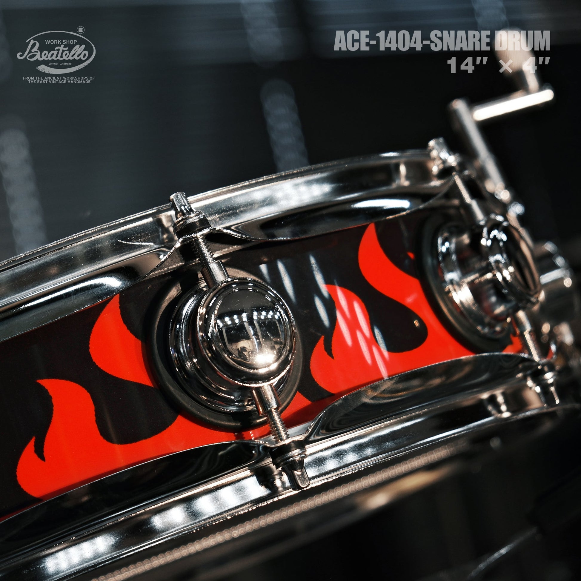 ACE 1404 Basswood Shell Reggae Snare Drum Beatello workshop
