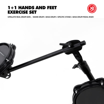 Tunable Drum Practice Pad Set