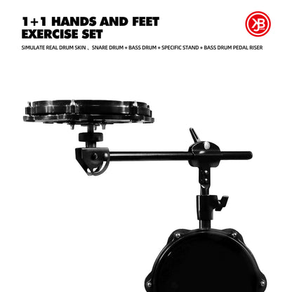 Tunable Drum Practice Pad Set