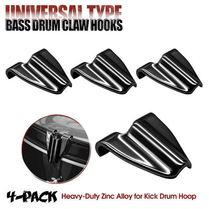 Beatello Bass Drum Claw Hooks
