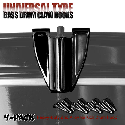 Beatello Bass Drum Claw Hooks