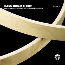 Bass Drum Hoop - 22 inch, Natural Finish Beatello