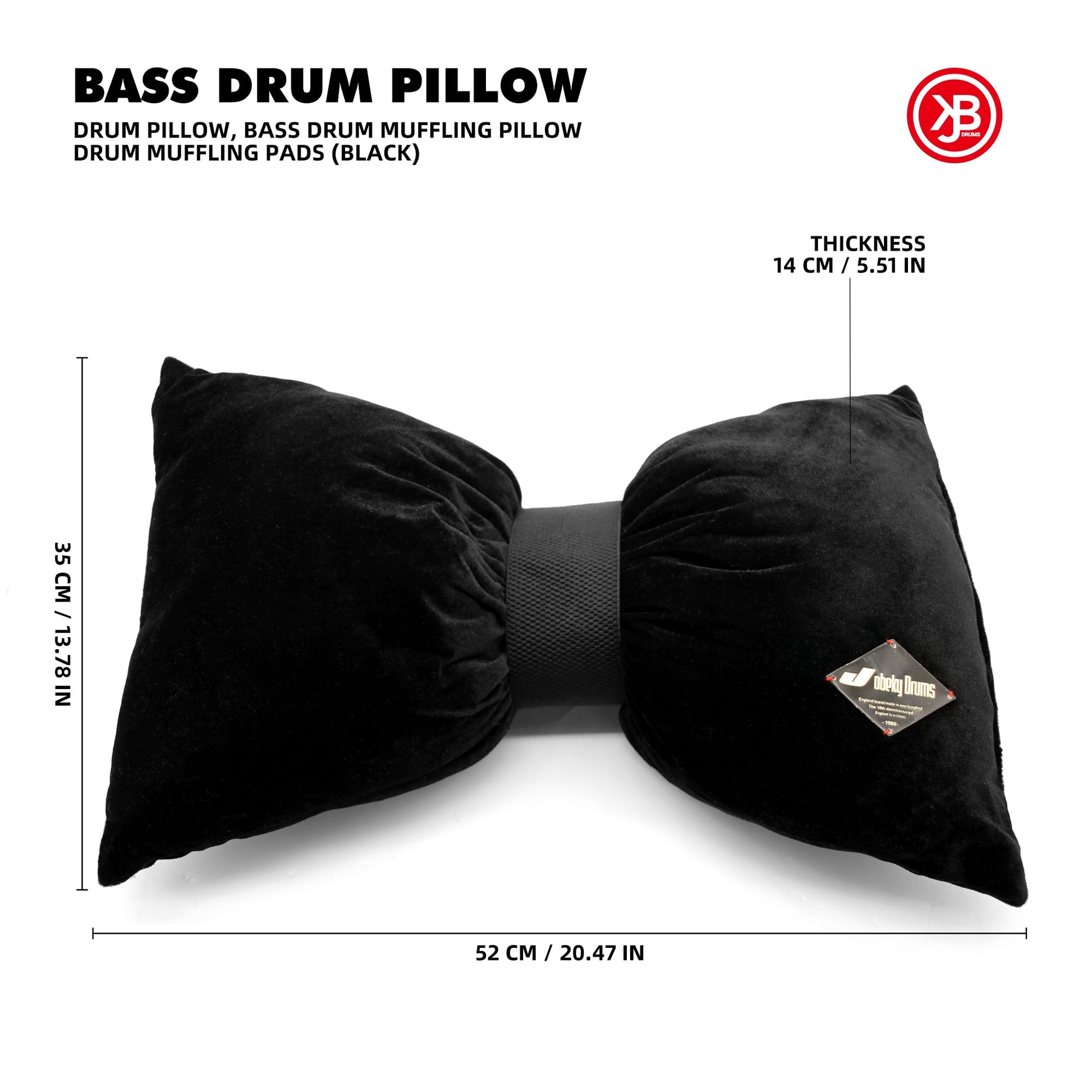 Bass Drum Muffling Pillow Beatello