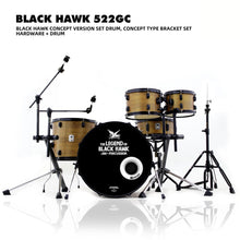 Beatello-Black Hawk 522 Drum Set
