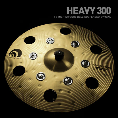 Beatello-Golden Effect Crash Cymbal with Bells