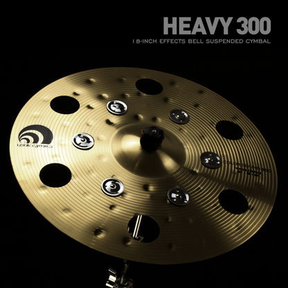 Beatello-Golden Effect Crash Cymbal with Bells