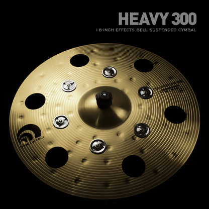 Beatello-Golden Effect Crash Cymbal with Bells