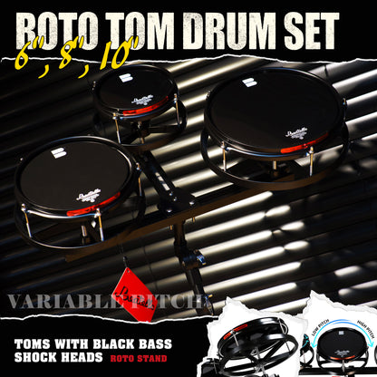 Beatello-JBK Drums Roto Tom Drum Set （Upgraded version）