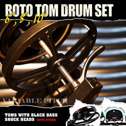 Beatello-JBK Drums Roto Tom Drum Set （Upgraded version）