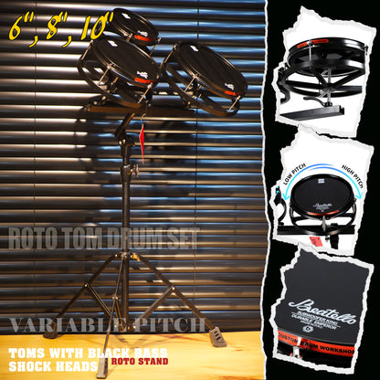 Beatello-JBK Drums Roto Tom Drum Set （Upgraded version）
