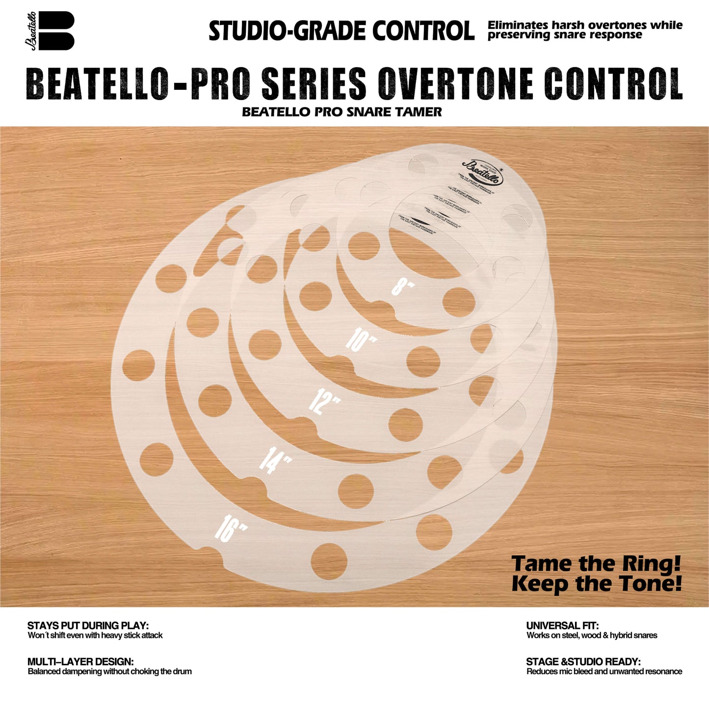 Beatello E-Ring Pack 8/10/12/14/16