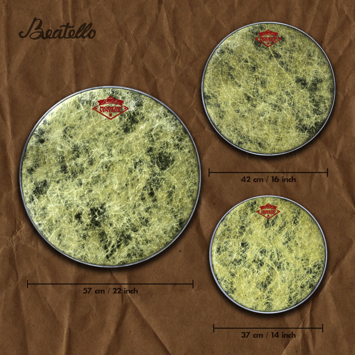 Beatello-Simulated Animal Print Drum Heads Beatello workshop