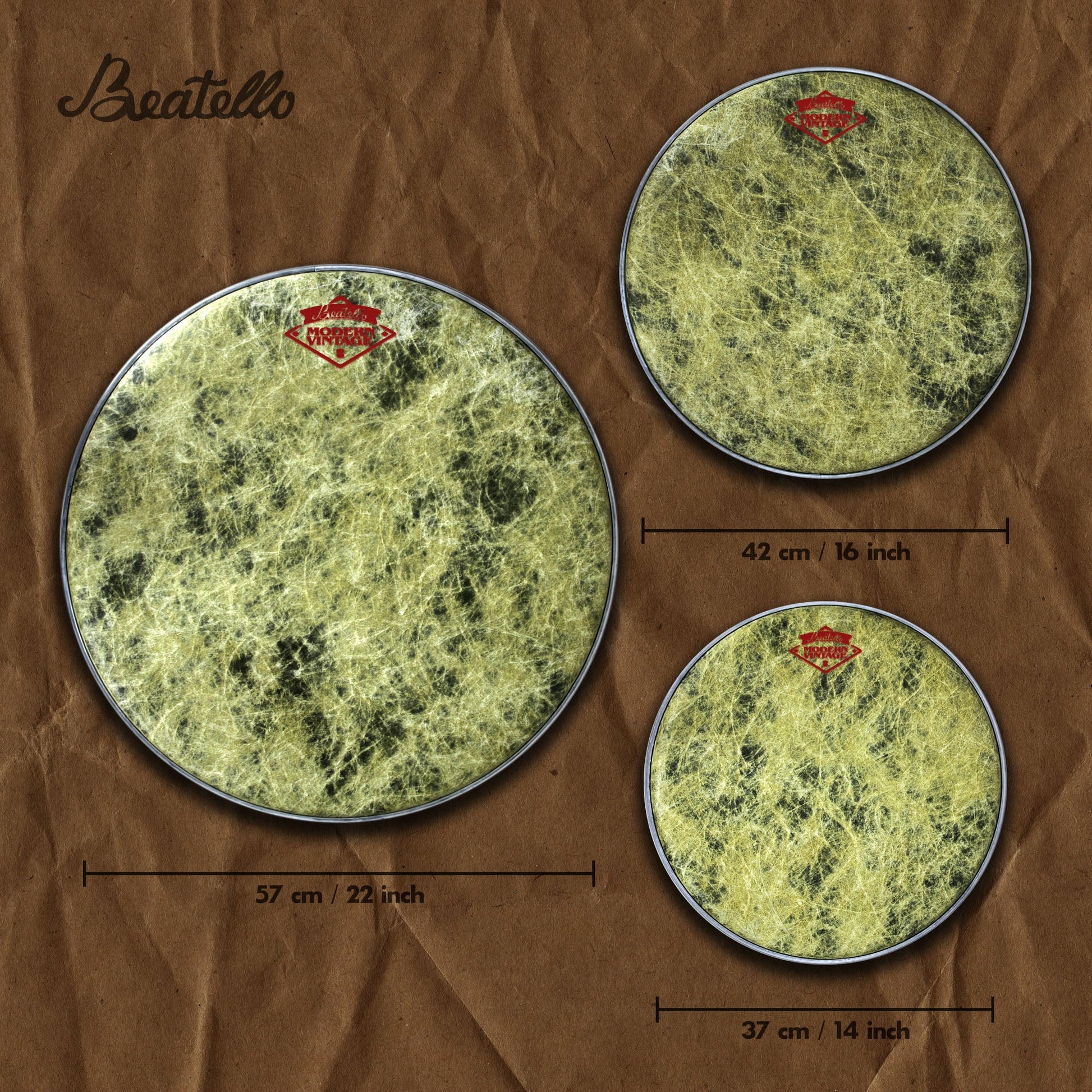 Beatello-Simulated Animal Print Drum Heads Beatello workshop