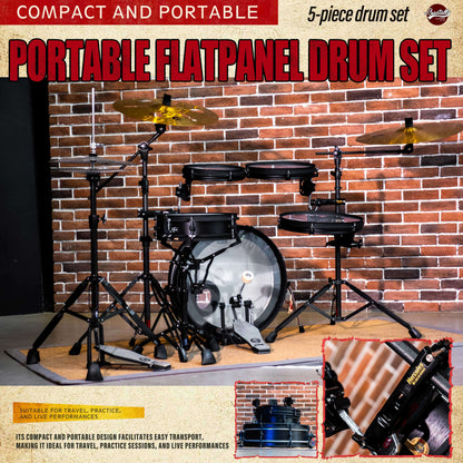 Beatello-Ultra Portable Drum Set| 1.5" Thin Shells