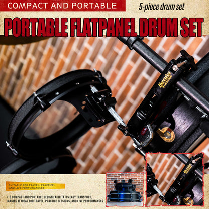 Beatello-Ultra Portable Drum Set| 1.5" Thin Shells