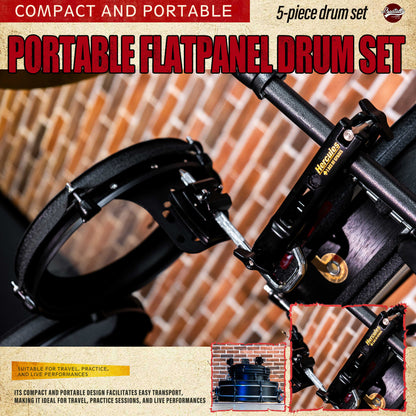 Beatello-Ultra Portable Drum Set| 1.5" Thin Shells