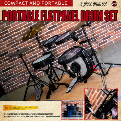 Beatello-Ultra Portable Drum Set| 1.5" Thin Shells