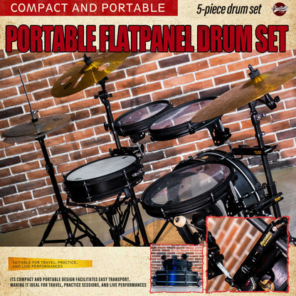 Beatello-Ultra Portable Drum Set| 1.5" Thin Shells