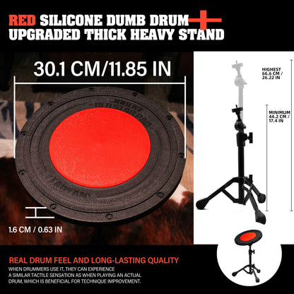 Höhenverstellbares Drum-Übungspad