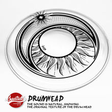 Beatello 14-Inch Drum Heads With Sun and Moon Prints Beatello