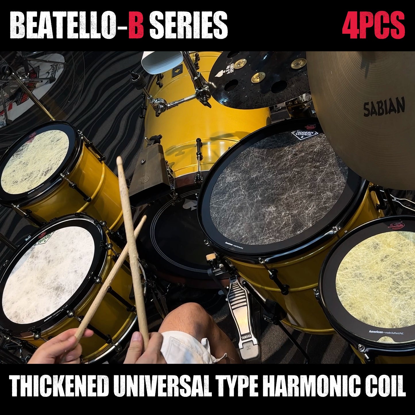 Beatello 4Pcs Pro Muffling