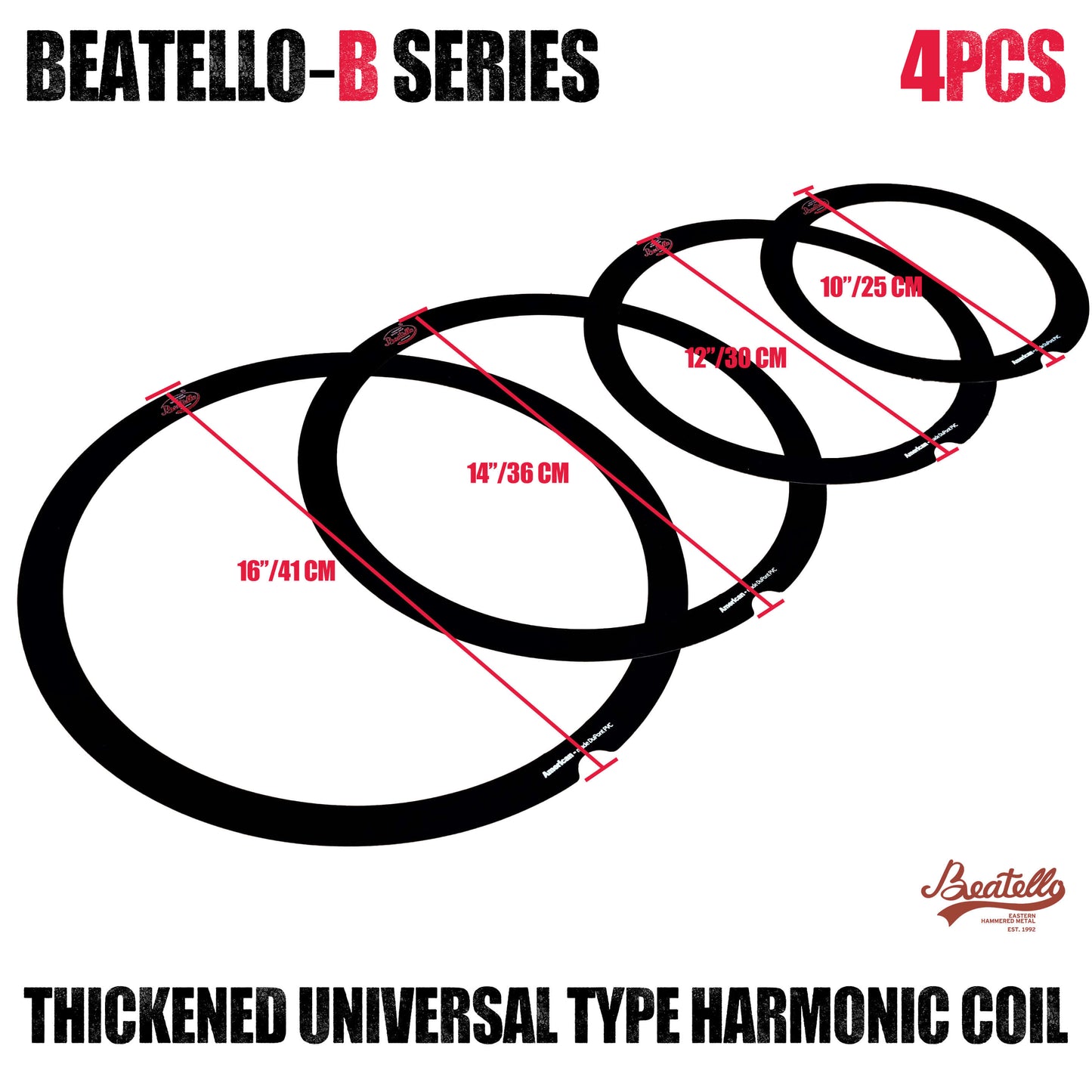 Beatello 5Pcs Pro Muffling