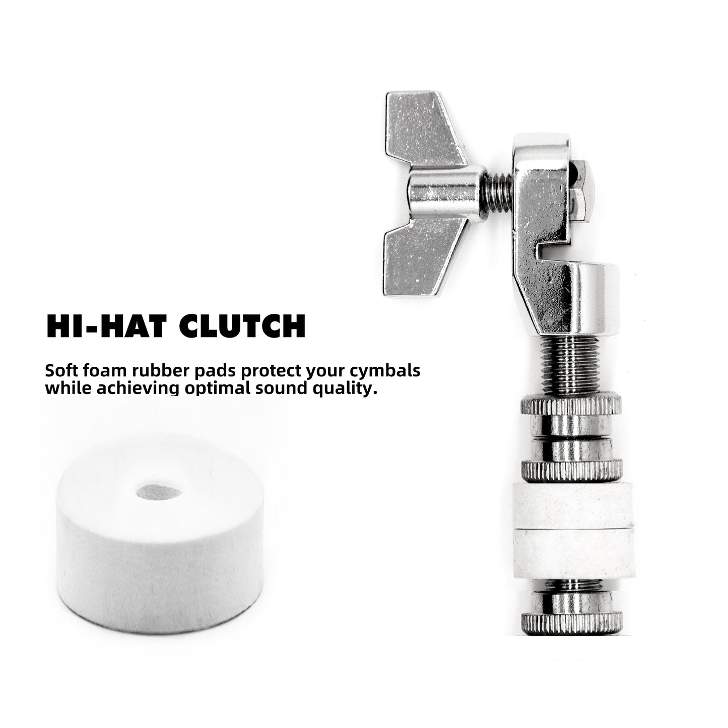 Beatello Adjustable Hi-Hat Stand Arm with Clutch