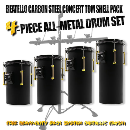 Beatello Carbon Steel Octabons Drum With Hardware