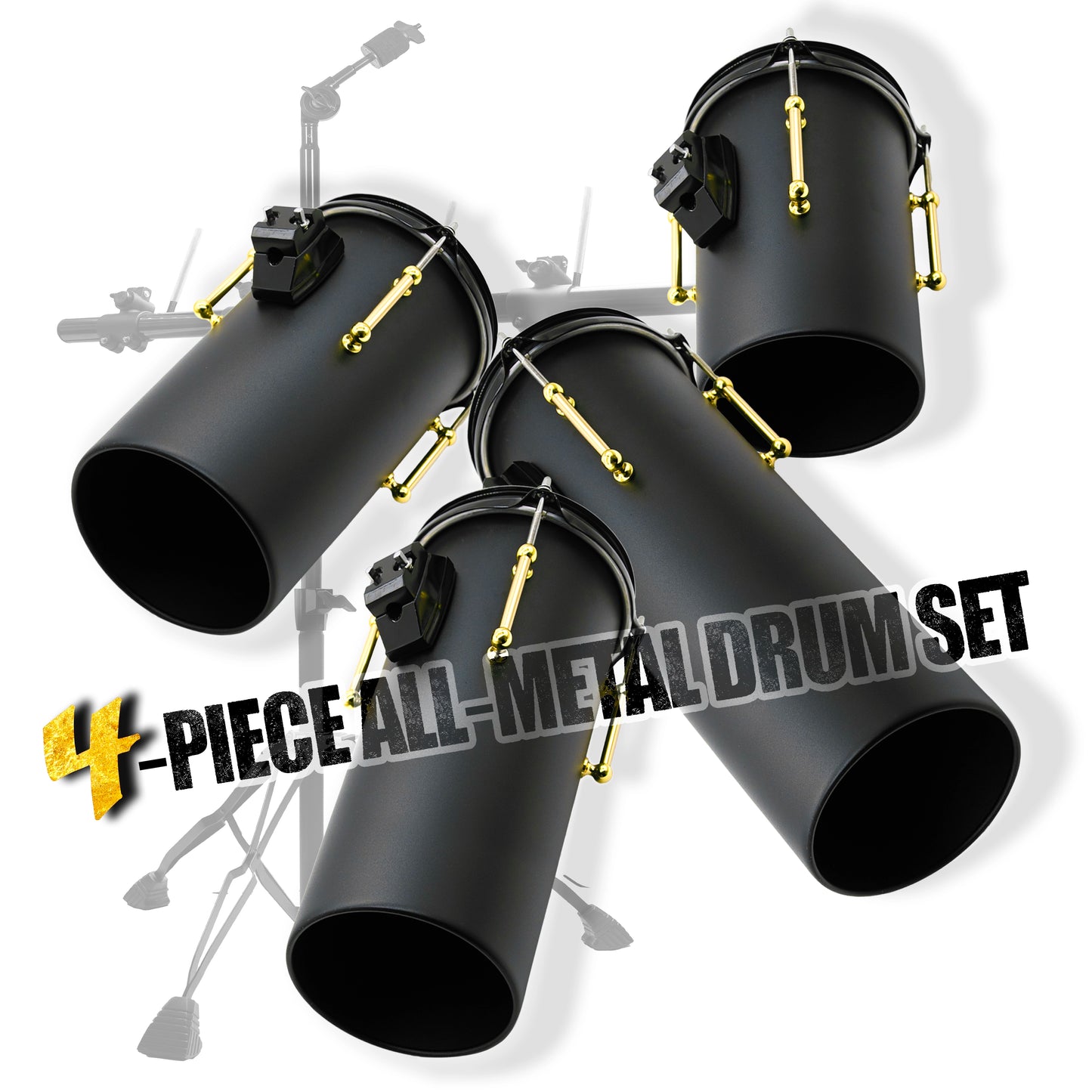 Beatello Carbon Steel Octabons Drum With Hardware