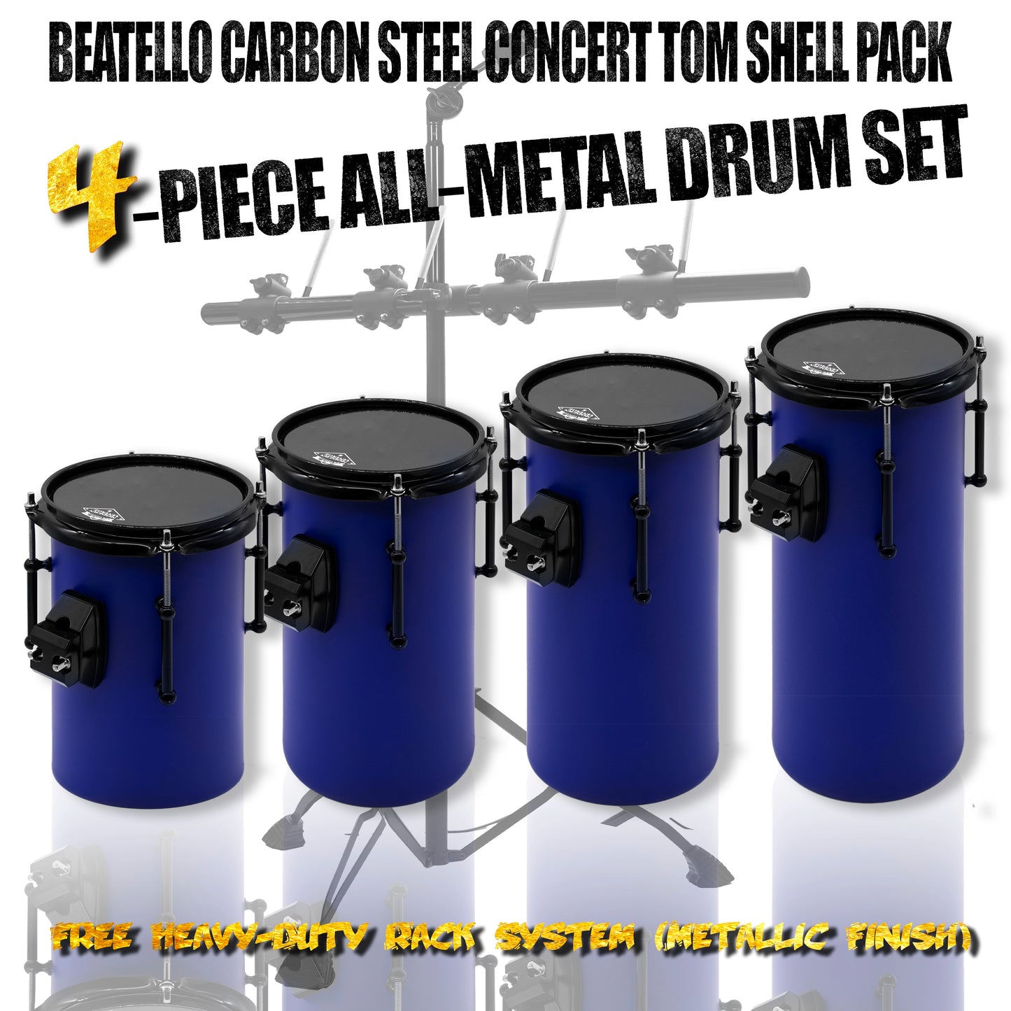 Beatello Carbon Steel Octabons Drum With Hardware