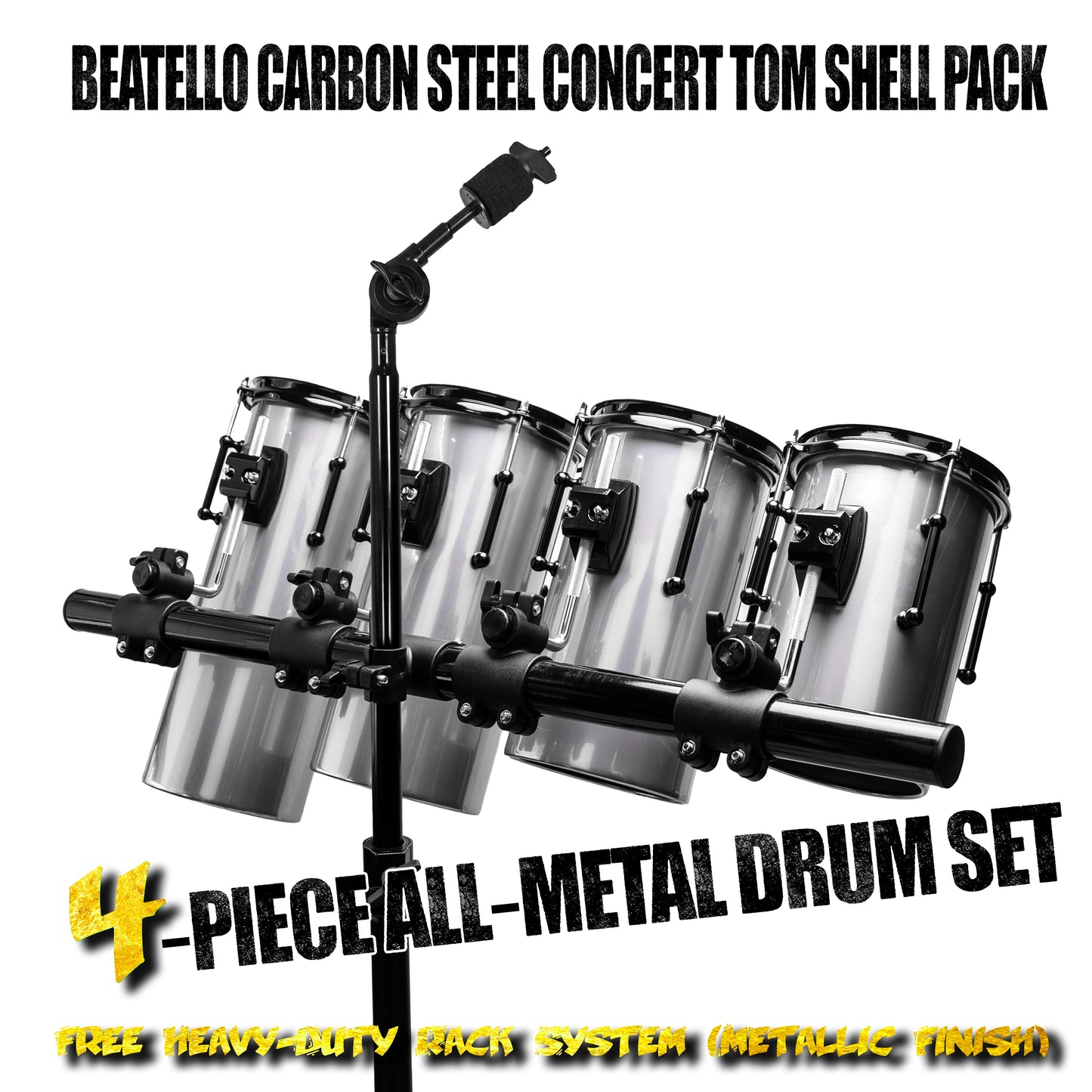 Beatello Carbon Steel Octabons Drum With Hardware