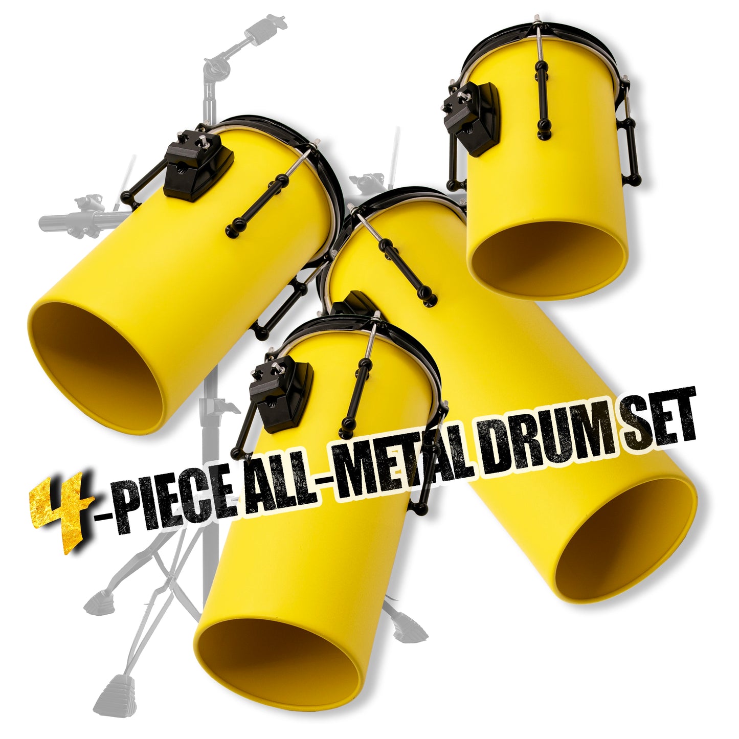 Beatello Carbon Steel Octabons Drum With Hardware