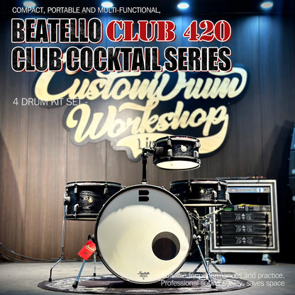 Beatello Club420 Jam Pancake Drum Kit 4-Piece