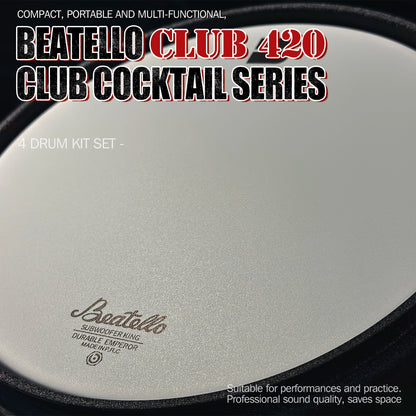 Beatello Club420 Jam Pancake Drum Kit 4-Piece