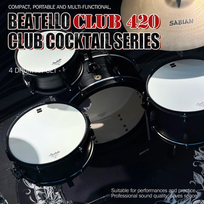 Beatello Club420 Jam Pancake Drum Kit 4-Piece