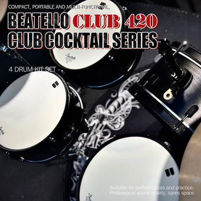 Beatello Club420 Jam Pancake Drum Kit 4-Piece