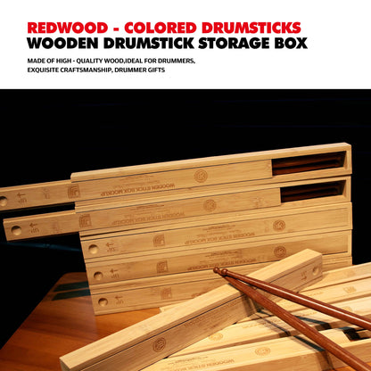 Drum Sticks&Wooden Drumstick Storage Box
