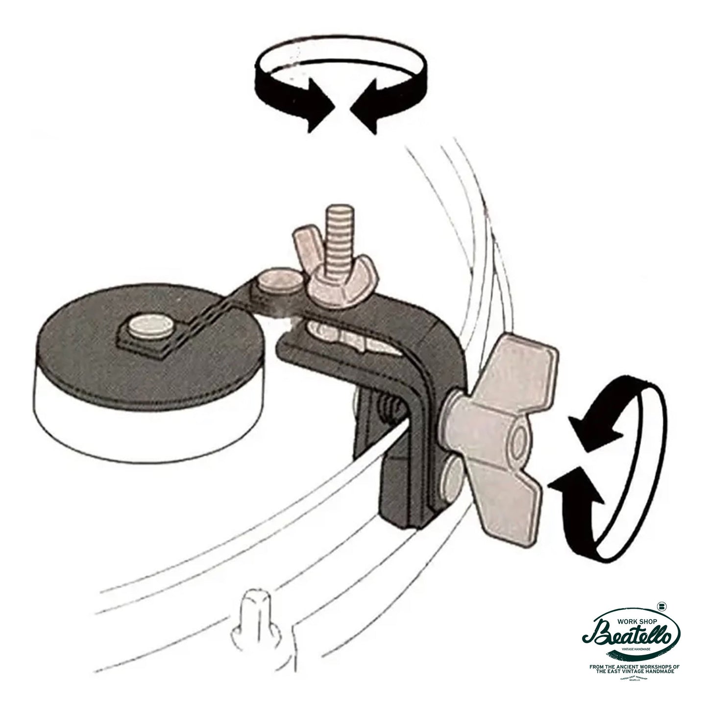 Beatello Quick-Lock Drum Muffler Beatello workshop