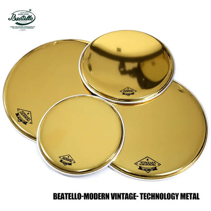 Beattello 10/12/14/16 Modern Vintage Drum Heads/Mirror