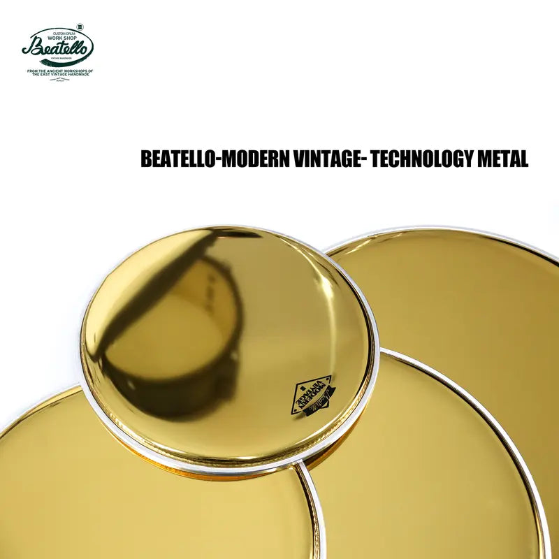 Beattello 10/12/14/16 Modern Vintage Drum Heads/Mirror