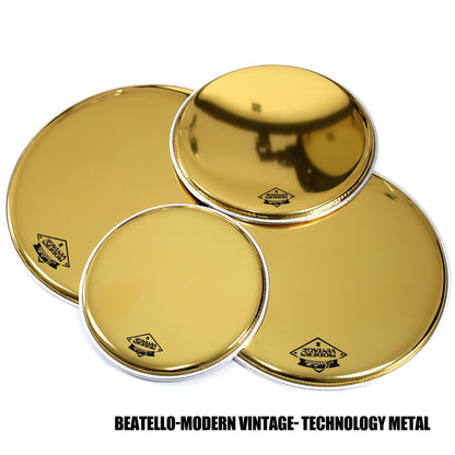 Beattello 10/12/14/16 Modern Vintage Drum Heads/Mirror