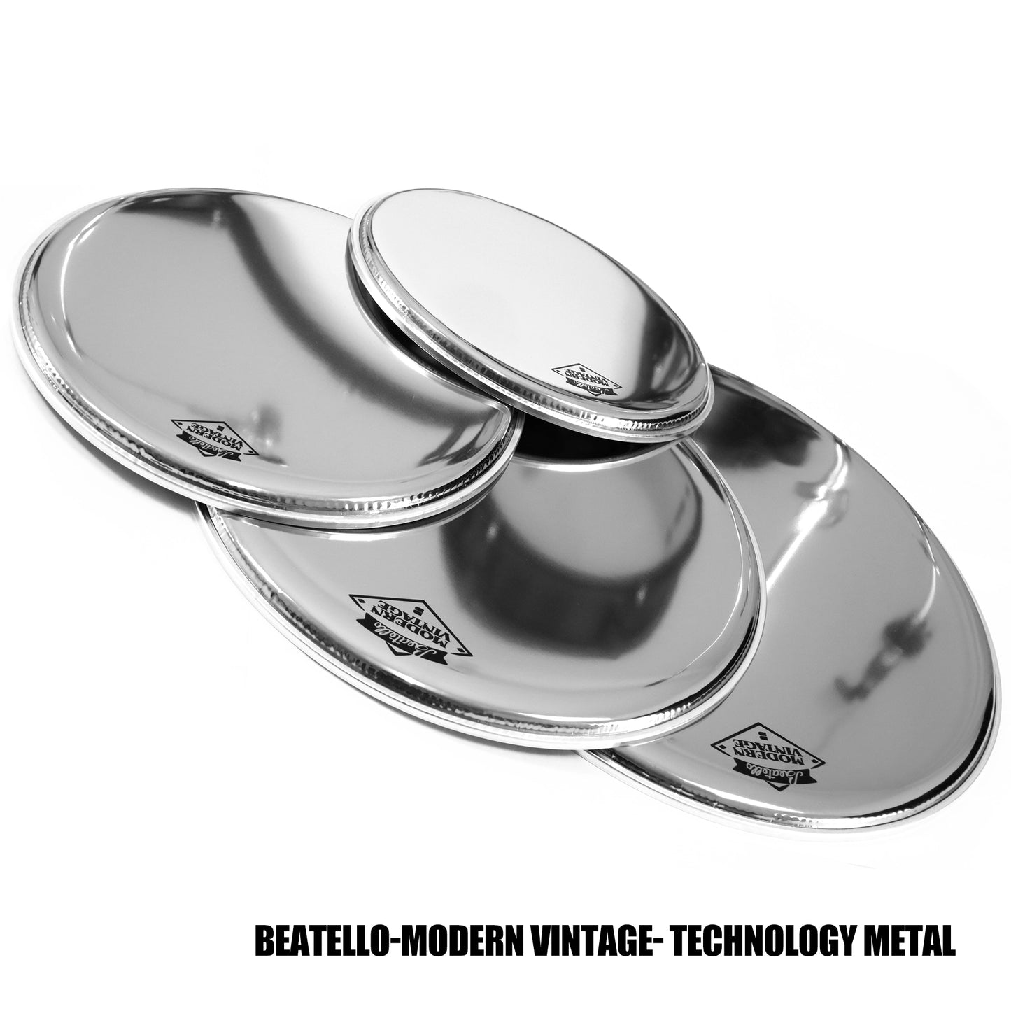 Beattello 10/12/14/16 Modern Vintage Drum Heads/Mirror