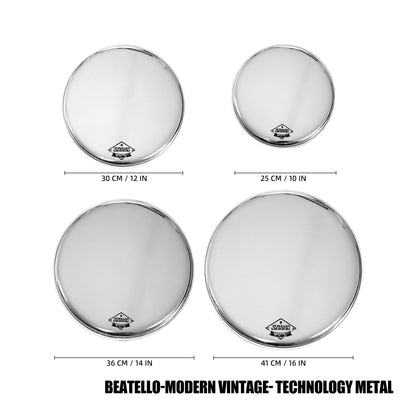 Beattello 10/12/14/16 Modern Vintage Drum Heads/Mirror