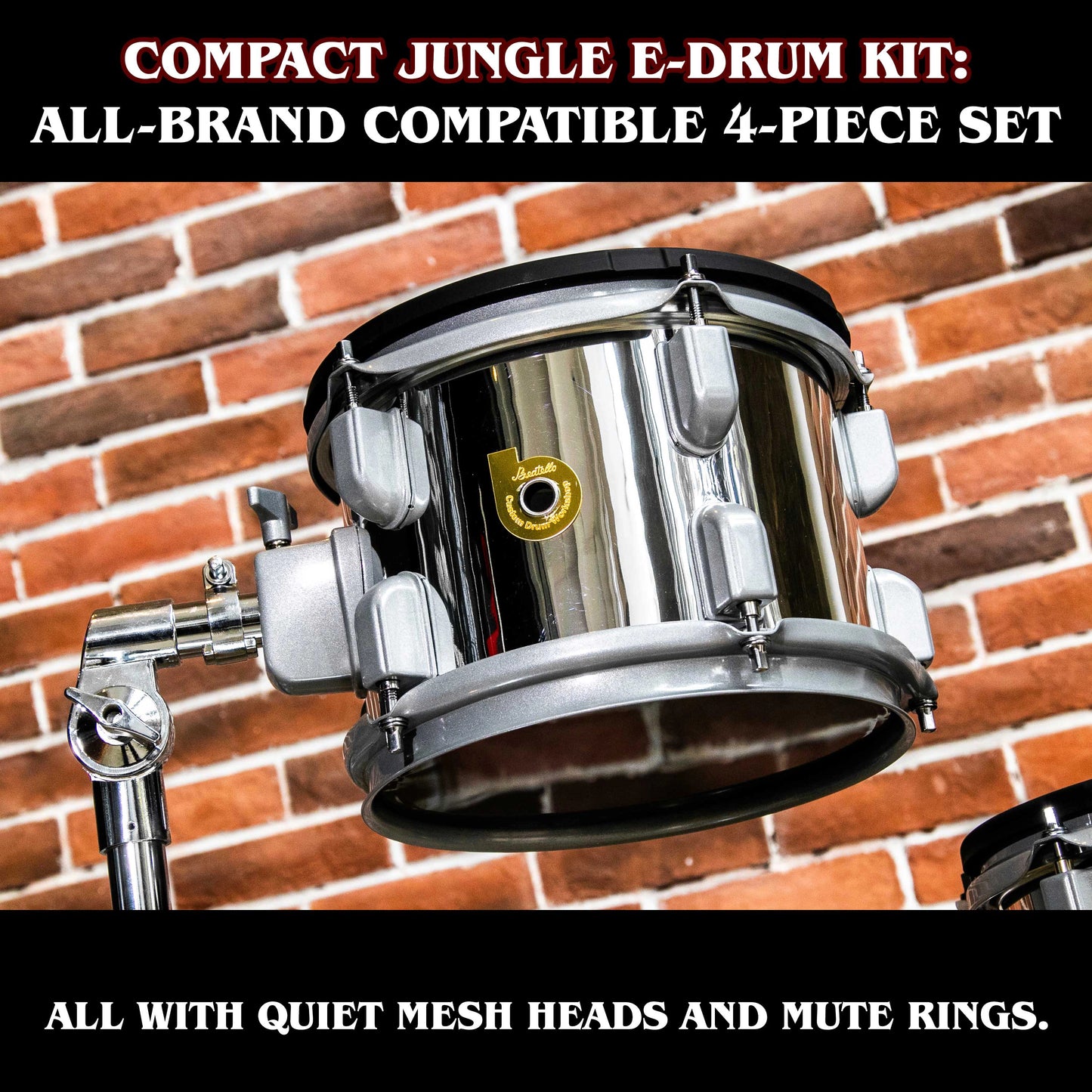 Betatello Jungle Electronic Drum Set-4 pices