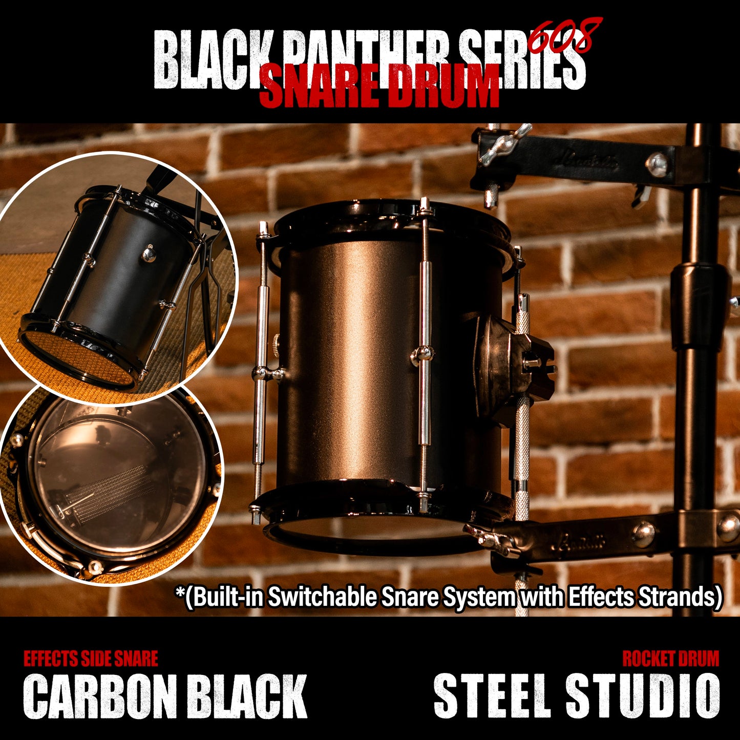 Black Panther Series-13x8 Snare