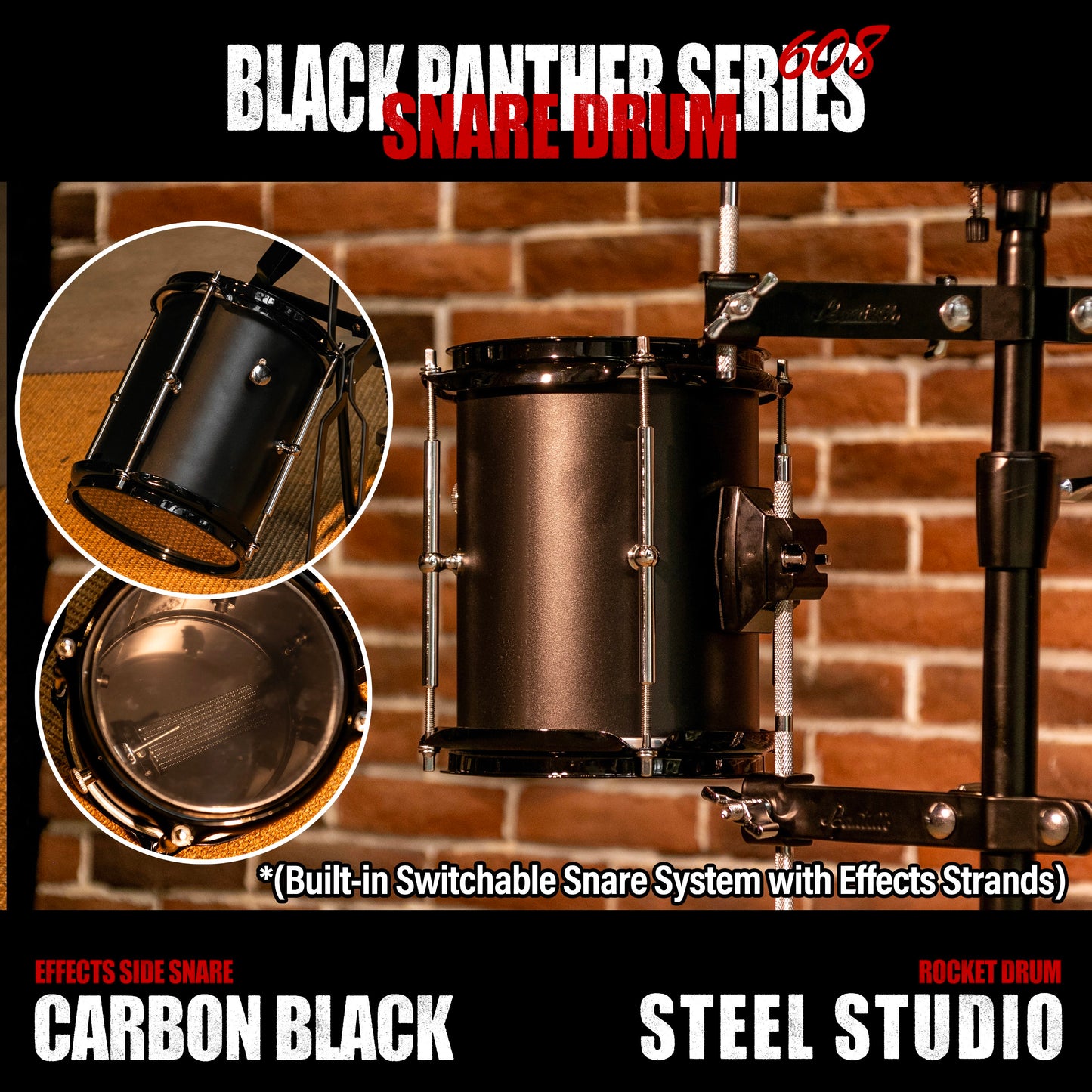 Black Panther Series-13x8 Snare
