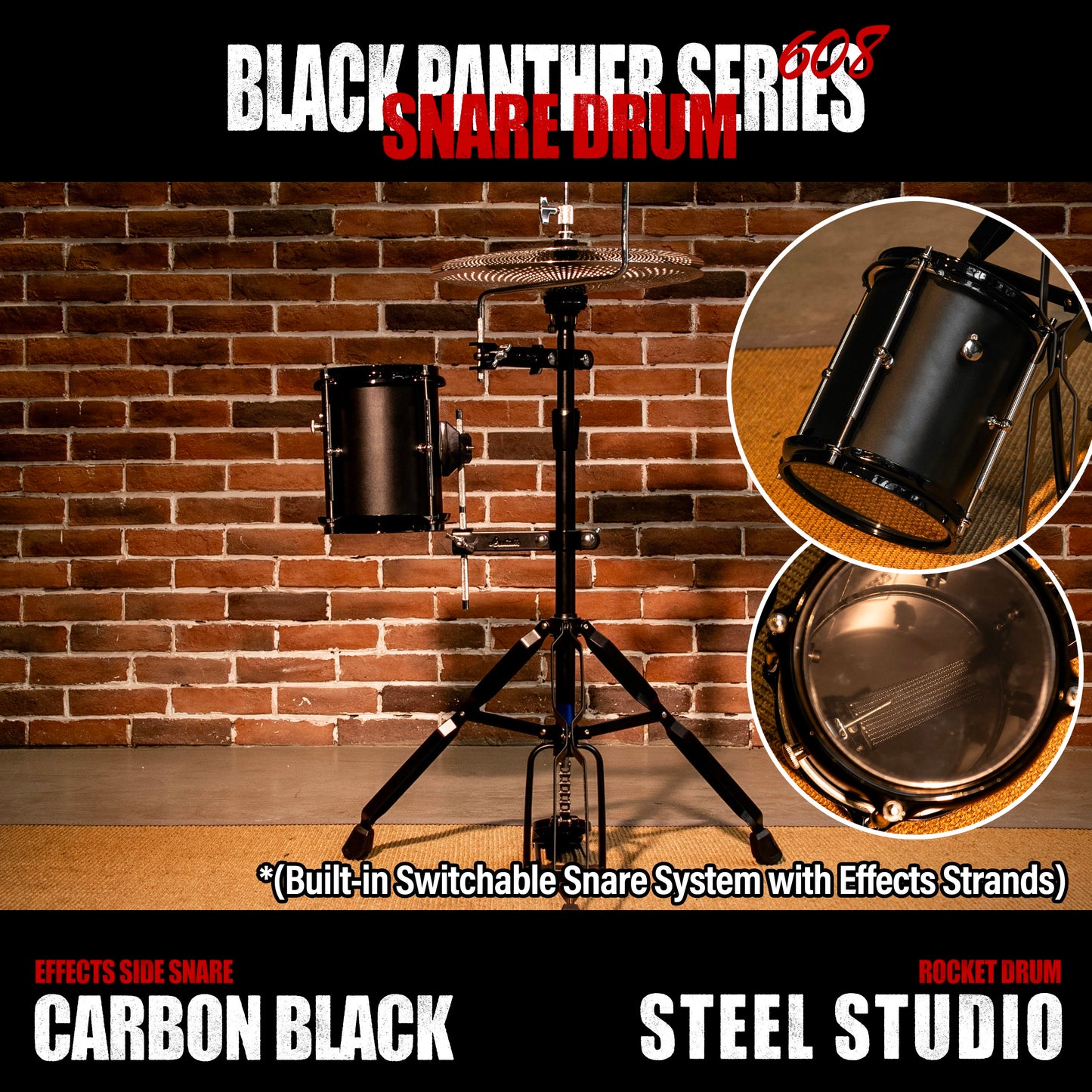 Black Panther Series-13x8 Snare