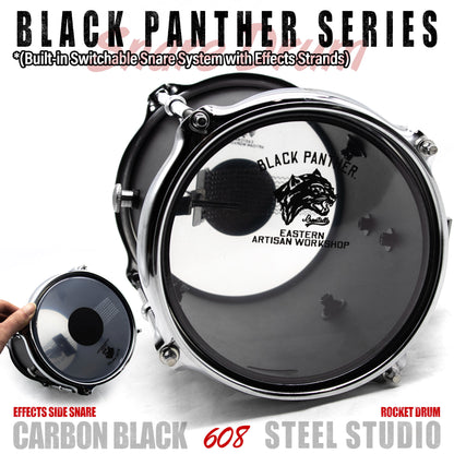 Beatello Black Panther Series 6x8 Snare | Hi-Hat Mountable Special Effect Drum