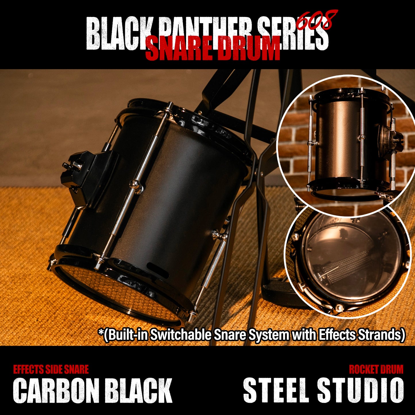 Black Panther Series-13x8 Snare
